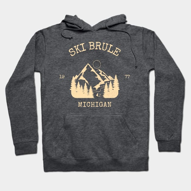 SKI BRULE MICHIGAN Hoodie by Cult Classics